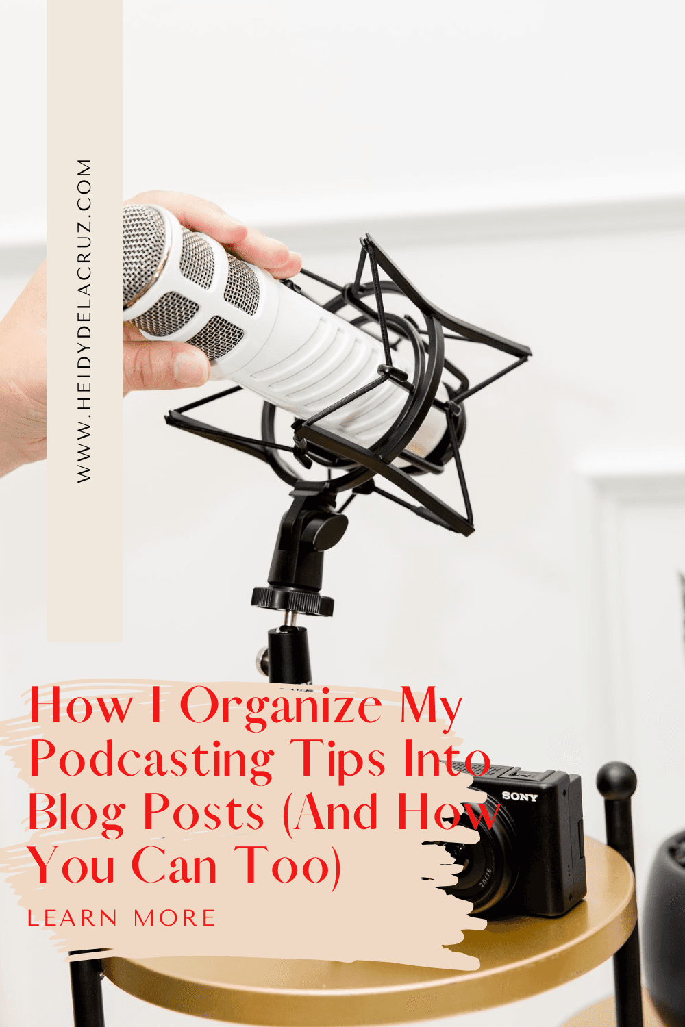 How I Organize My Podcasting Tips Into Blog Posts