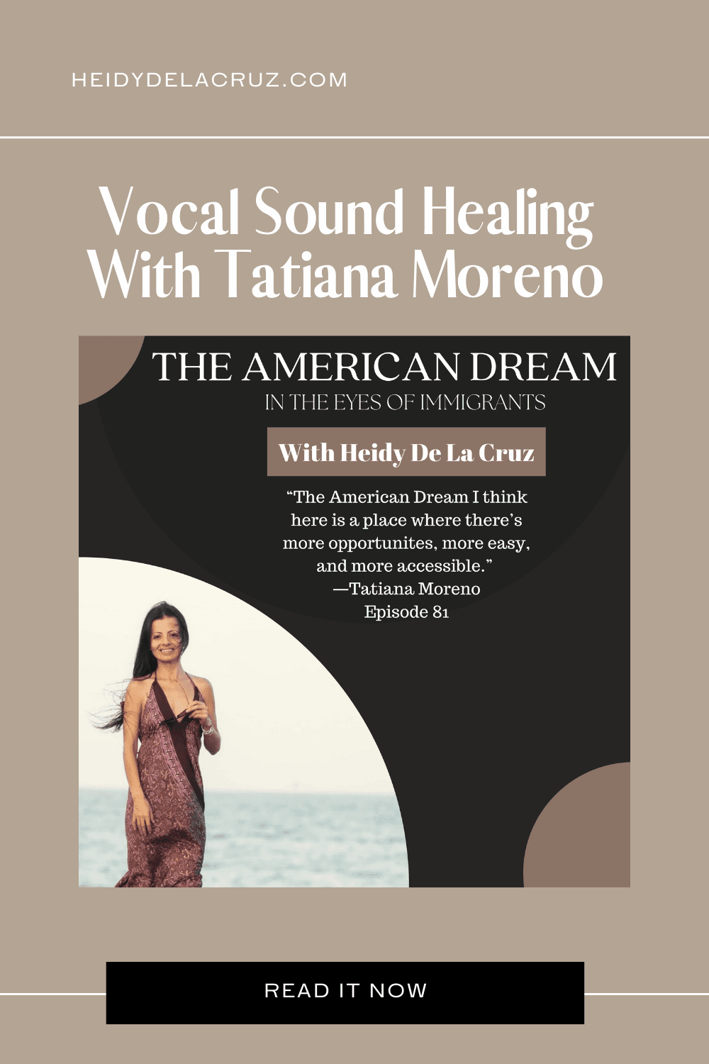 Vocal Sound Healing With Tatiana Moreno