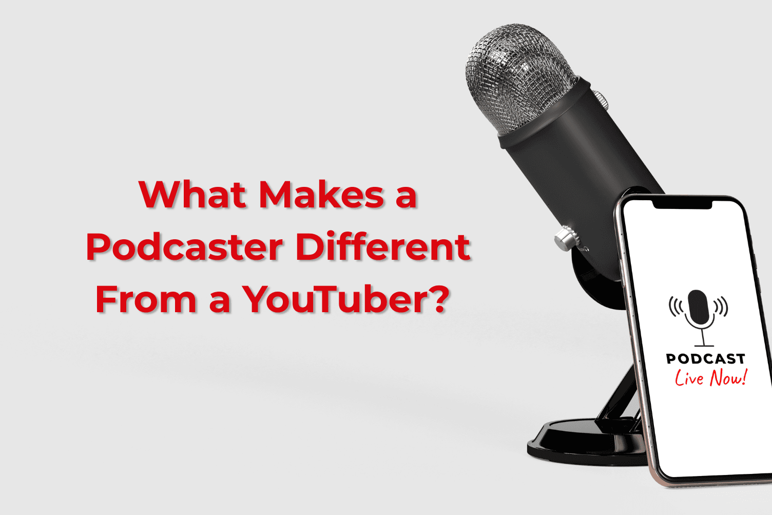 What Makes a Podcaster Different From a YouTuber? A Podcast Coach Explains